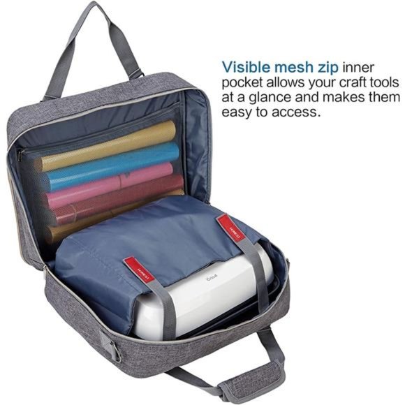 Carrying Case for Cricut Easy Press 2 (12"x 10"), Tote Bag Compatible - Picture 2 of 7